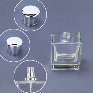 Bouteille d'emballage de parfum en verre vintage de 30ml 50ml Bouteilles de parfum d'atomiseur de vaporisateur en verre avec pompes de pulvérisateur à sertir - Product Image 6