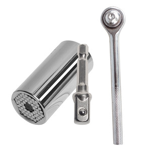 Yunbei Yb <b>Socket</b> Wrench Set 3/8 In Chrome Plated With <b>Ratchet</b> And Extension For Automotive Repair - Product Image 1