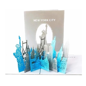 Tarjetas Pop-up 3D <span class=keywords><strong>de</strong></span> la Ciudad <span class=keywords><strong>de</strong></span> <span class=keywords><strong>Nueva</strong></span> <span class=keywords><strong>York</strong></span> con Diseño <span class=keywords><strong>de</strong></span> Monumentos Emblemáticos, Recuerdo <span class=keywords><strong>de</strong></span> Viaje, Regalo <span class=keywords><strong>de</strong></span> Graduación o Aniversario, Tarjeta Kirigami con Nota - Product Image 1