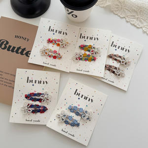 <span class=keywords><strong>Haruhi</strong></span> คลิป bb ปักลายดอกไม้มุกใหม่คลิปหนีบผมสำหรับเด็กคลิปผมแฮนด์เมดระดับพรีเมียมแสนหวาน - Product Image 6