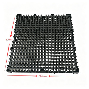 Célules de drainage en plastique emboîtables avec géotextile pour toits végétalisés, terrasses et contrôle de l'érosion paysagère - Product Image 4
