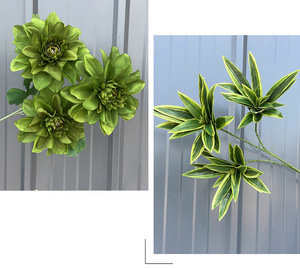 BF-AF15 Vente directe usine Matériaux floraux verts Décoration de mariage Plantes vertes artificielles Style forêt Guirlande suspendue pour allée - Product Image 4