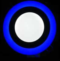Plafonnier LED moderne 3+3W à deux couleurs avec température de couleur réglable pour chambre et salle de karaoké