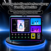 Distributeur automatique de cosmétiques et de parfums avec écran LCD, surveillance à distance, graphismes personnalisés, capacité de 6 x 100 ml