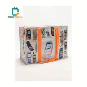 NBCU Factory Factory Customize Cheap <b>Folding</b> Non Woven <b>Bags</b> Non Woven Vest Gift <b>Bag</b> Non Woven Reusable Shopping <b>Bag</b> - Product Image 3