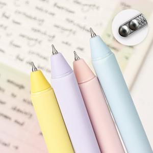 Stylo Gel Rotatif en Plastique 0,5 mm Mignon Kawaii, Design Gourde avec Encre Bleue Cristalline, Style Porte-Bonheur UV/Imprimé pour Étudiants - Product Image 5