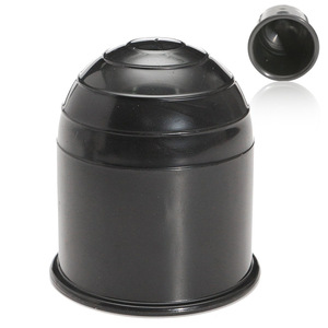 Couvre-boule de remorque 50 mm en plastique argenté, accessoire de remplacement universel - Product Image 3