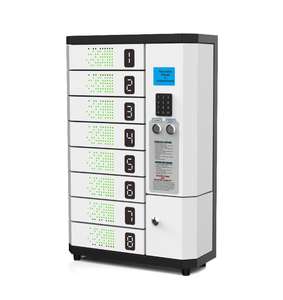 Armario de Carga Pilot de 8 Compartimentos con Carga Rápida, Control Central, Sistema de Bloqueo con Código PIN de 6 Dígitos, Montaje en Pared o Soporte de Suelo Opcional - Product Image 1