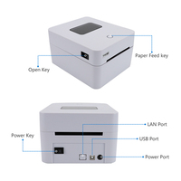 YHDAA Printer termal Port Usb, Printer pengiriman termal lebar 110mm 4 inci