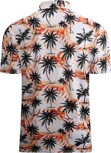 Camisa hawaiana Aloha para hombre, camisa de verano con estampado tropical, resistente a <span class=keywords><strong>las</strong></span> arrugas, transpirable para Resort, vacaciones informales en la playa, venta al por mayor personalizada - Product Image 2