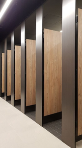 Nhà máy bán brikley hạt gỗ <span class=keywords><strong>HPL</strong></span> Bảng điều chỉnh nhà vệ sinh <span class=keywords><strong>cubicle</strong></span> cho bồn tiểu Phenolic phòng tắm phân vùng tường cho phòng thay đổi - Product Image 6