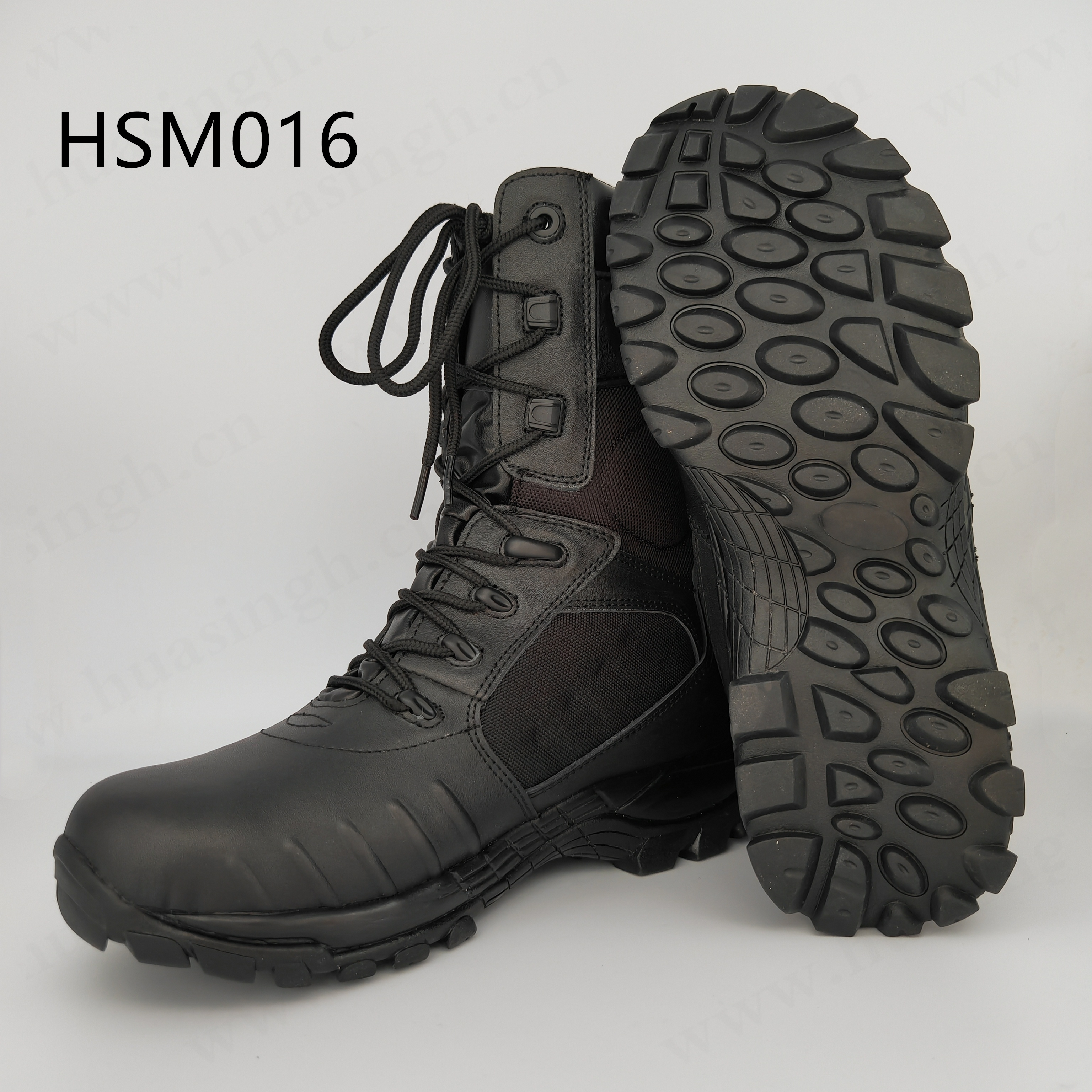 LLJ,anti-shock strong grip PU+rubber sole combat boots outdoor hiking anti-tear tactical boots for sale HSM016