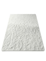 Revêtement mural flexible en pierre blanche ultra-mince de 3 mm, pierre souple MCM, légère et pliable