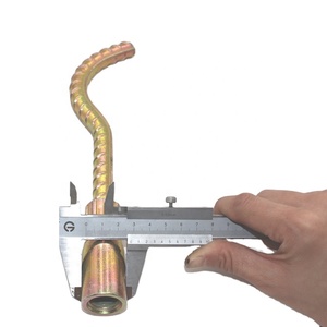 Œillets de levage/anneaux de levage pivotants en acier galvanisé à queue ondulée, compatibles avec filetage métrique RD, pour préfabriqués - Product Image 2