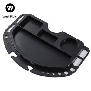 Banc de réparation de vélo noir avec plateau pour PC et support d'affichage pour outils et équipement de cyclisme Fabriqué <span class=keywords><strong>en</strong></span> Chine - Product Image 6