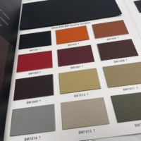 Cuir PU Nappa perforé à grain fin de 1,2 mm, imperméable, anti-moisissure, pour housses de siège de voiture, matériau de sellerie automobile