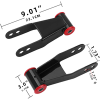 Kit de suspension abaissante AMBITION 2 pouces pour l'arrière, compatible avec Ford F150/Chevy Silverado C1500 Tahoe/GMC, remplace 410520