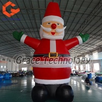 Père noël gonflable géant décorations de noël gonflables extérieur père noël gonflable vieil homme