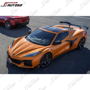 Kit carrosserie en matériau PP ABS de nouvelle conception pour <span class=keywords><strong>Corvette</strong></span> C8, mise <span class=keywords><strong>à</strong></span> niveau vers Z06, pare-chocs avant et arrière, calandre, grille de tuyau - Product Image 4