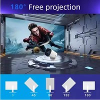 1280 720P complet avec 4K HD bureau Home cinéma projecteur vidéo Android Wifi projecteur Portable intelligent