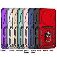 Coque Armure Canshiled pour Xiaomi 15T 14T Pro Redmi 15C 14C Note14 Note13 Pro + 4G 5G avec Béquille Anneau Support Housse de Protection