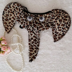 Sexy <strong>Mens</strong> King's Elephant Pattern <strong>Underwear</strong> G-string Thongs <strong>Bikini</strong> Black + Red Intimate - Product Image 4