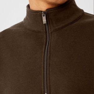 Logotipo personalizado <span class=keywords><strong>1</strong></span>/4 cremallera manga larga Top Fitness atletismo gimnasio desgaste correr entrenamiento medio cuarto Zip Jumper tripulación hombres - Product Image 4