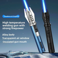 Briquet torche à jet rechargeable coupe-vent pour cigares, barbecue, camping, soudage, pistolet de pulvérisation portatif haute puissance, coupe-vent, best-seller