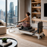Machine de Pilates pliable légère en aluminium avec pédale pour studio de yoga, centre de soins aux personnes âgées, directement de l'usine