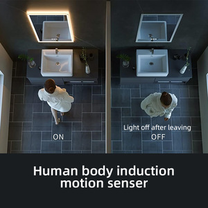 Kidoir Vente directe d'usine <span class=keywords><strong>Miroir</strong></span> LED intelligent à capteur tactile <span class=keywords><strong>Miroir</strong></span> de salle de bain anti-buée Miroirs muraux de luxe pour salle de bain - Product Image 3