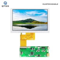 QTSS 5 pouces IPS TFT RGB Interface 800*480 Transflectif écran tactile panneau affichage LCD Module 5"
