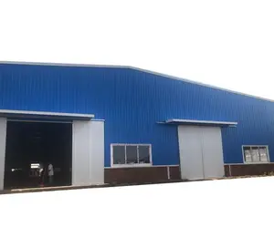 Structure en acier étanche à faible coût, entrepôt pour le personnel d'atelier de fabrication, dortoir d'usine