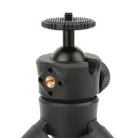 Tripod Ekstensi Desktop ABS Aluminium Alloy Mini Portabel Teleskopik untuk Ponsel Kamera Live Streaming Vlog Shooting