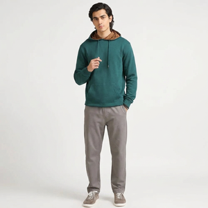 Nouveauté 2025 : Sweat-shirts pour hommes respirants, coupe ample, avec logo personnalisé, confortables, bicolores, basiques pour l'hiver - Product Image 1