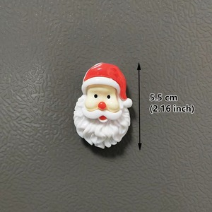 Imán de nevera de Navidad de resina al por mayor, Papá Noel, muñeco de nieve, árbol, adorno para nevera, hogar, cocina, decoración, regalo de vacaciones - Product Image 4