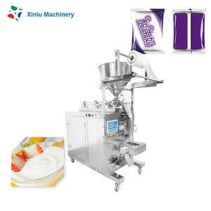 Máquina de pesaje y embalaje para pasta de tomate, chocolate, grasa, hielo, caramelo, salsa de Chile, miel fina, automática, trinquete pequeño