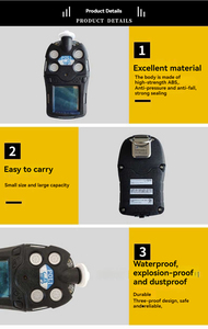 Xách tay được xây dựng trong bơm hút <span class=keywords><strong>CH4</strong></span> <span class=keywords><strong>co</strong></span> <span class=keywords><strong>H2S</strong></span> <span class=keywords><strong>O2</strong></span> phát hiện ndir cảm biến m Điện tử Poli mp420 kỹ thuật số đa khí phân tích - Product Image 3