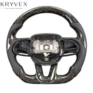 Volante de Fibra de Carbono Personalizado Kryvex para <span class=keywords><strong>Dodge</strong></span> Charger SRT - Product Image 1