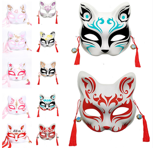 หน้ากากอนิเมะรูปแมวครึ่งหน้า,หน้ากากแฟนซีญี่ปุ่นหน้ากากงานปาร์ตี้งานปาร์ตี้งานปาร์ตี้ - Product Image 2