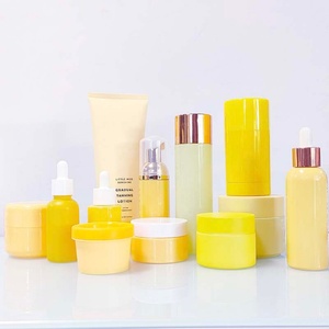 <b>Empty</b> Custom pink Frosted Hair Care Spray Glass Cosmetic Packaging Bottle and <b>Jars</b> Sets - Product Image 2