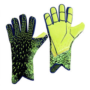 Gants de gardien de but de football, doigts entiers, matériau PU, antidérapants, respirants, séchage rapide, gants de sport unisexes - Product Image 1