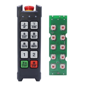 Appareil de télécommande radio industrielle à 8 touches, à vitesse unique, anti-interférence, pour grue, vente en gros - Product Image 2