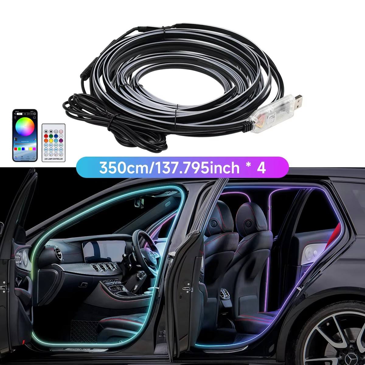 350cm/137.795 pouces * 4