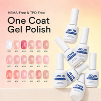 JOUS Vente en gros OEM Professionnel Gel UV LED longue durée sans TPO Fabricant de vernis à ongles Soak Off sans HEMA Gel Polish monocouche