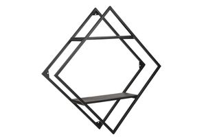 Estante de Pared de la Mejor Calidad, Estante de Pared de Hierro y Madera, Acabado Negro, Material de Metal Negro/Madera de Mango, Precio al por Mayor - Product Image 3