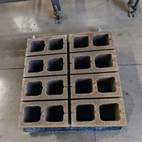 Machine à fabriquer des briques semi-automatique QT4-40, petite machine à blocs de béton pour les entreprises en démarrage en Afrique