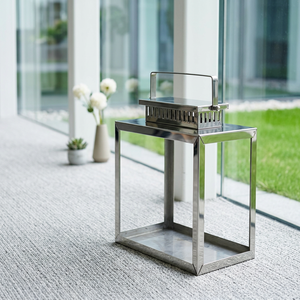 Wholesale Modern Stainless Steel Candle Holder <b>Lantern</b> for Home Hotel Lobby <b>Christmas</b> & Easter Decoration - Product Image 1