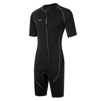 DIVESTAR Custom Traje De Neopreno satu potong, dapatkan Harga terbaru, pakaian selam pria depan ritsleting 3mm Neoprene setelan basah celana pendek