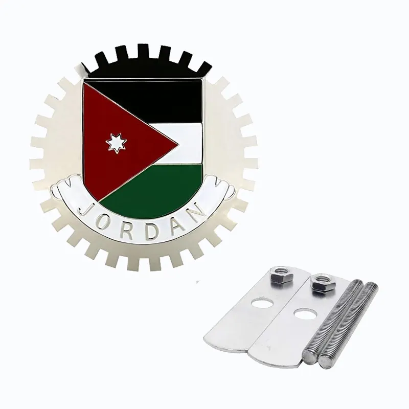 Badge de calandre de voiture classique de Club de bonne qualité, Badge de voiture classique en métal, Design personnalisé arabie saoudite
