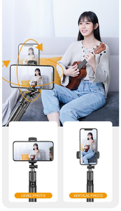 <span class=keywords><strong>Trépied</strong></span> portable S03 durable et de haute qualité avec lumière LED intégrée et télécommande sans fil pour iPhone Samsung Android OEM - Product Image 6